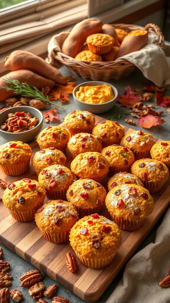 savory sweet potato muffins savory sweet potato muffins