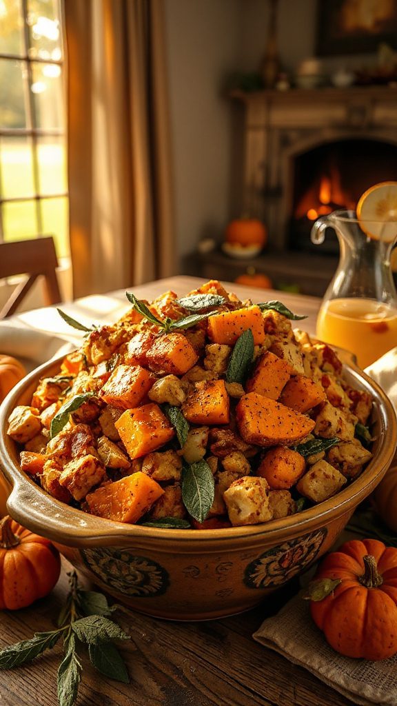 savory sweet potato stuffing