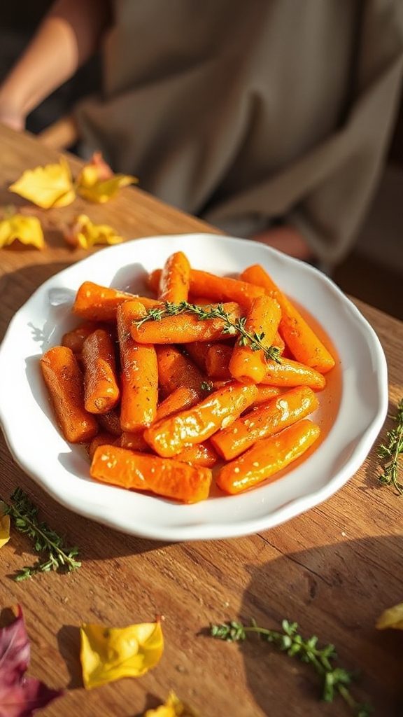 savory sweet roasted carrots recipe