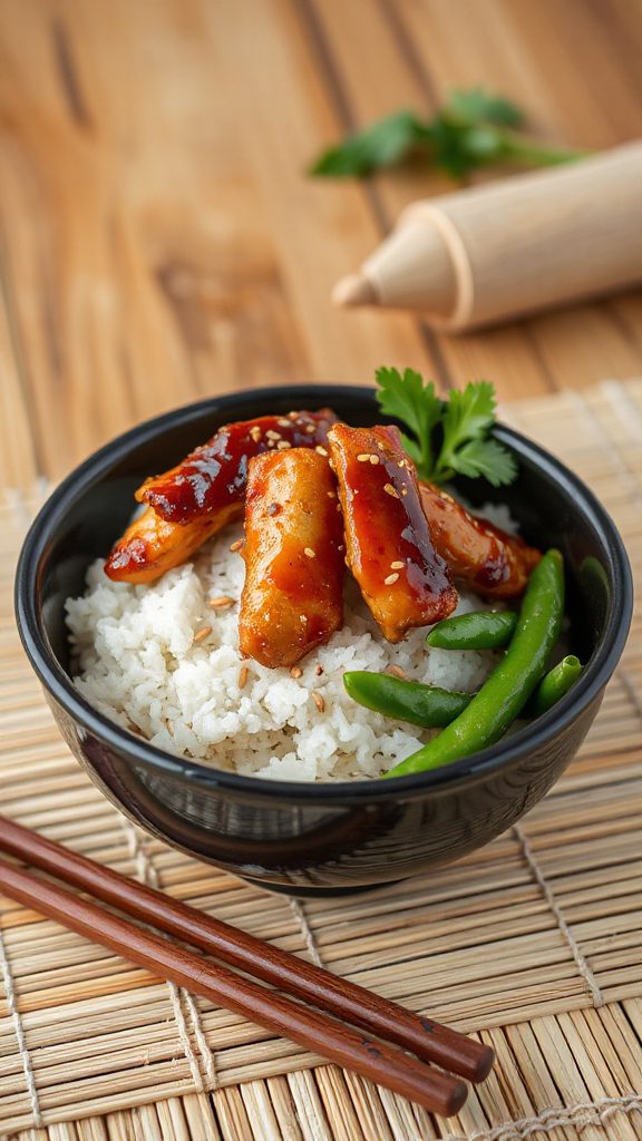 savory teriyaki chicken bowl savory teriyaki chicken bowl
