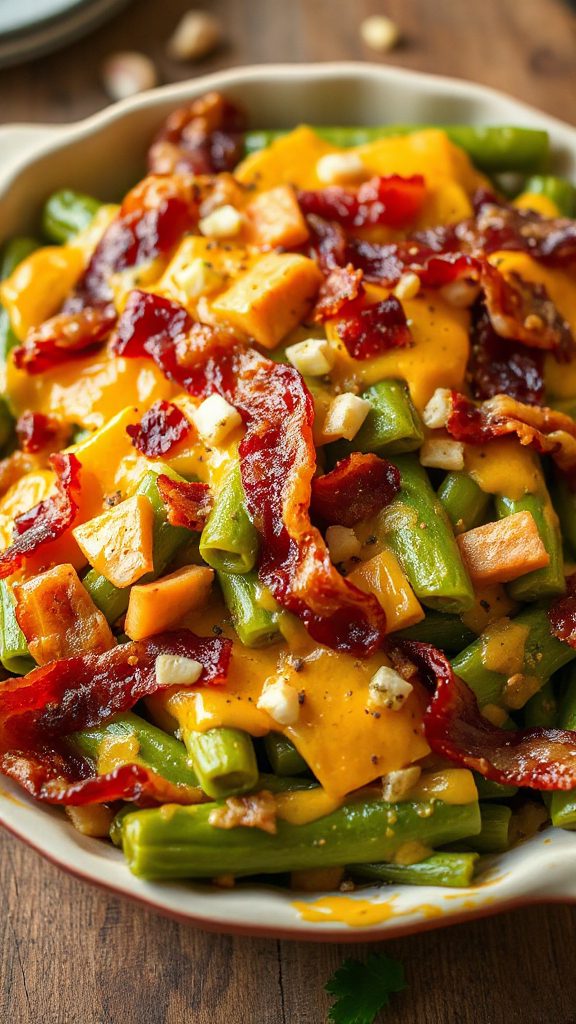 scallion green bean casserole