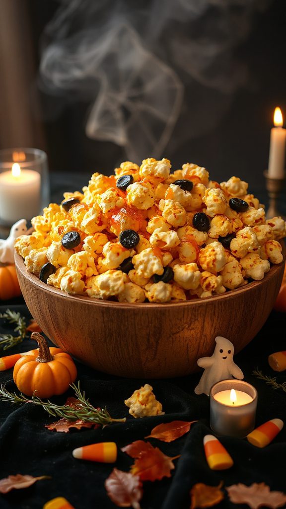 scary sweet honey popcorn