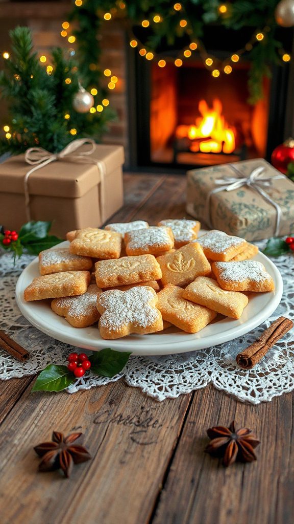 scottish shortbread christmas cookies