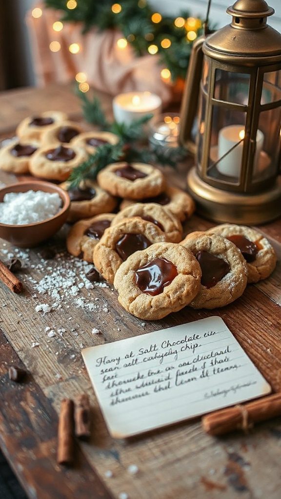 sea salt caramel cookies
