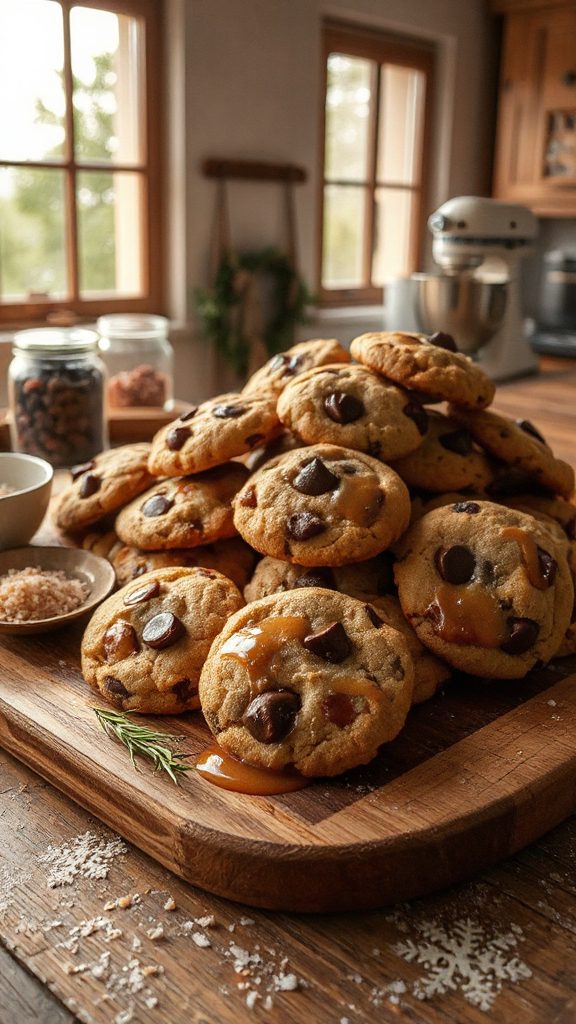 sea salt caramel cookies