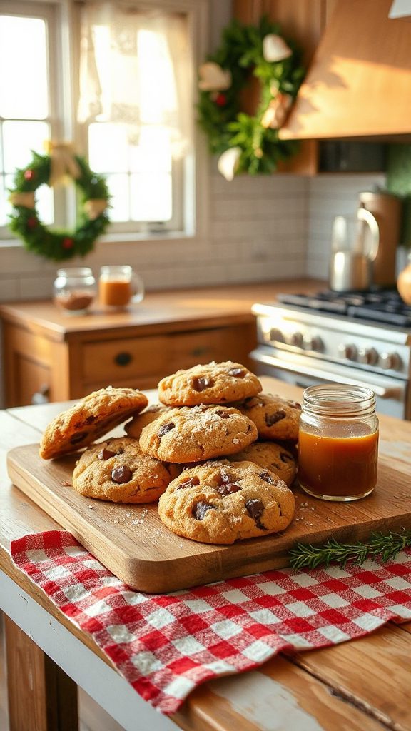 sea salted caramel cookies