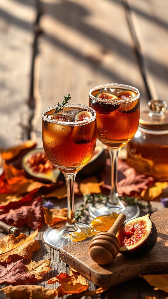 seasonal brandy fig cocktail seasonal brandy fig cocktail