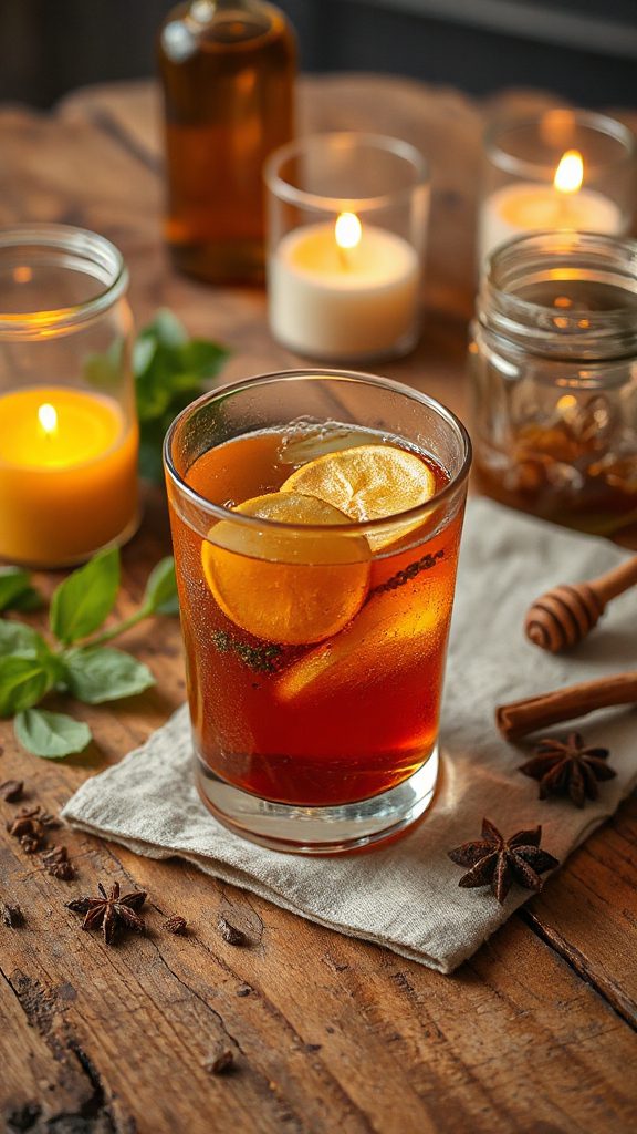 seasonal ginger pear cocktail