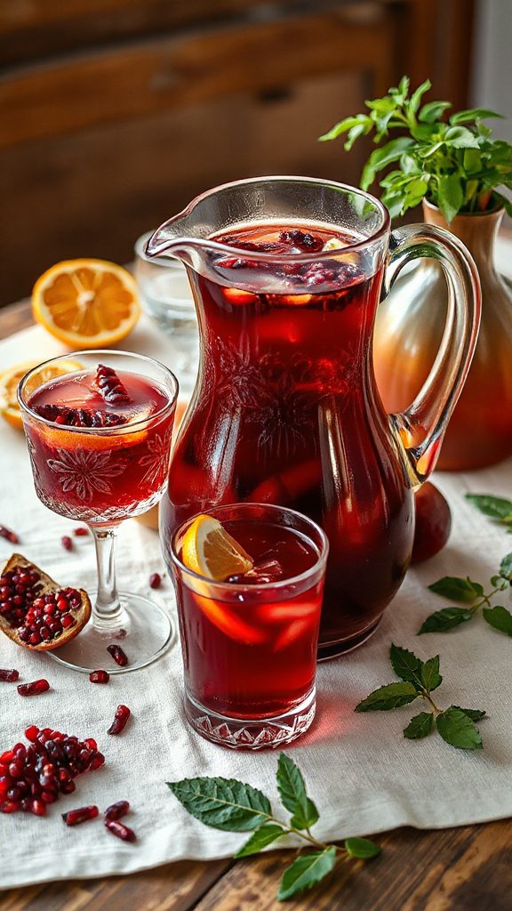 seasonal pomegranate paloma recipe