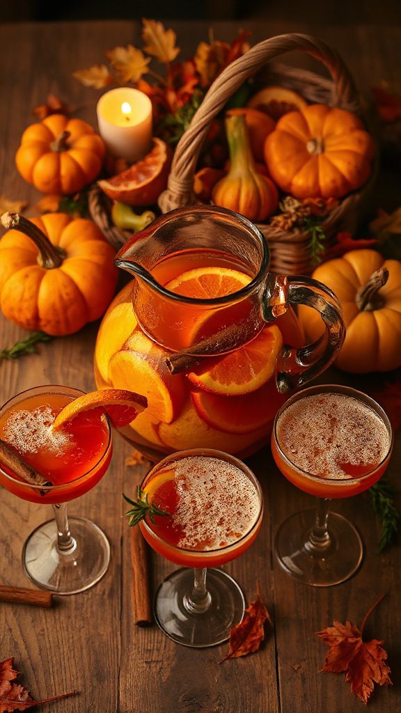 seasonal pumpkin spice sangria