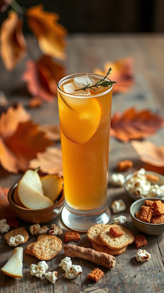 seasonal snacks enhance cocktails