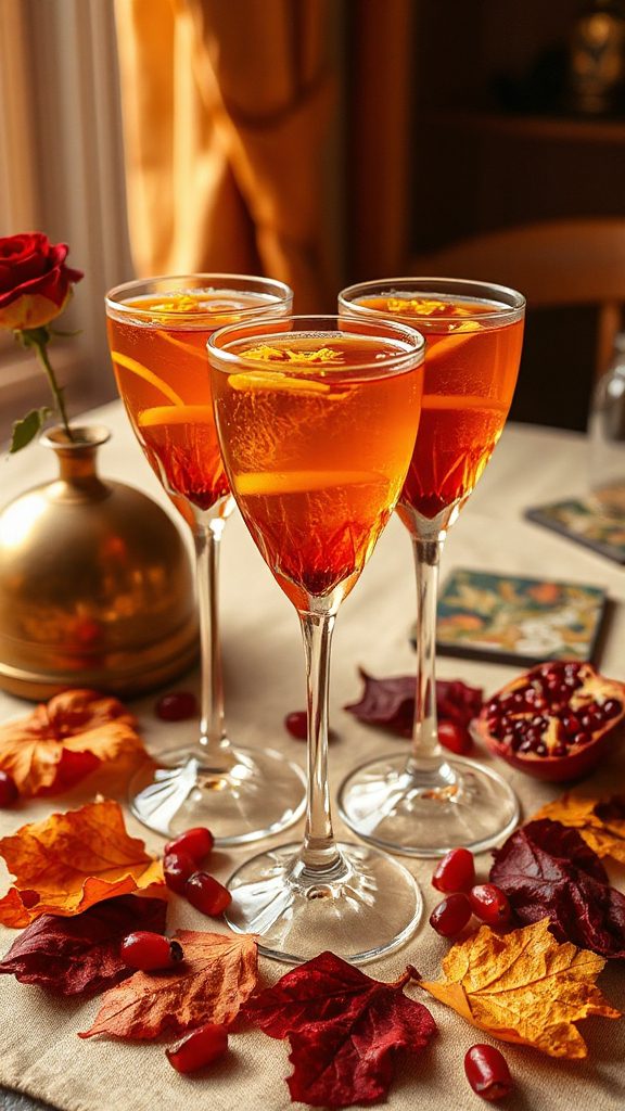 seductive saffron citrus cocktail