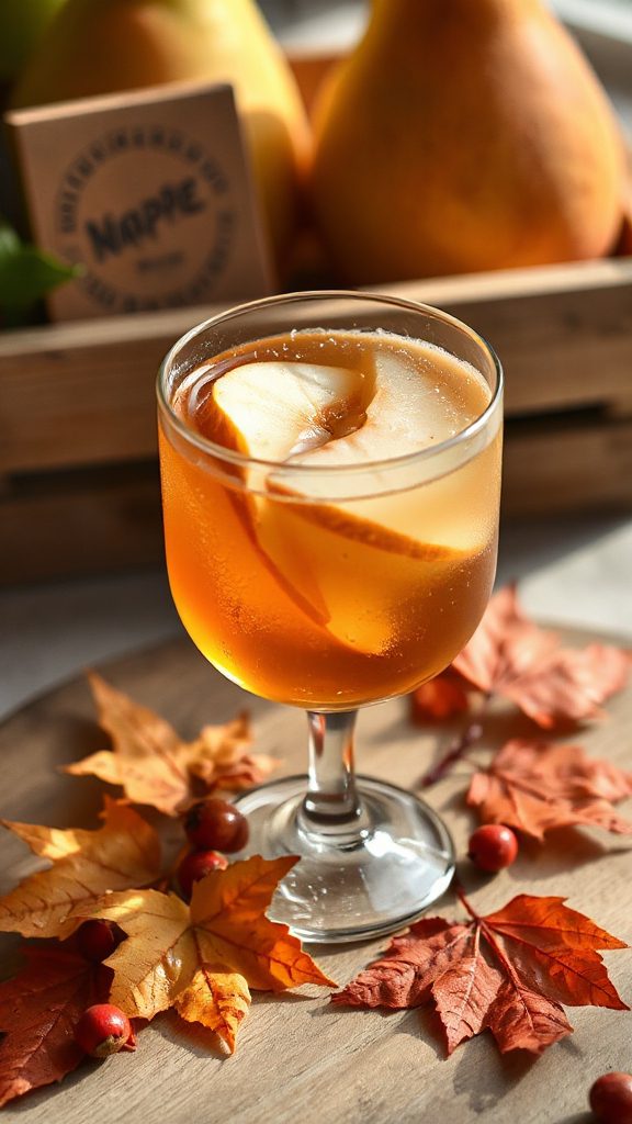 selecting ripe juicy pears