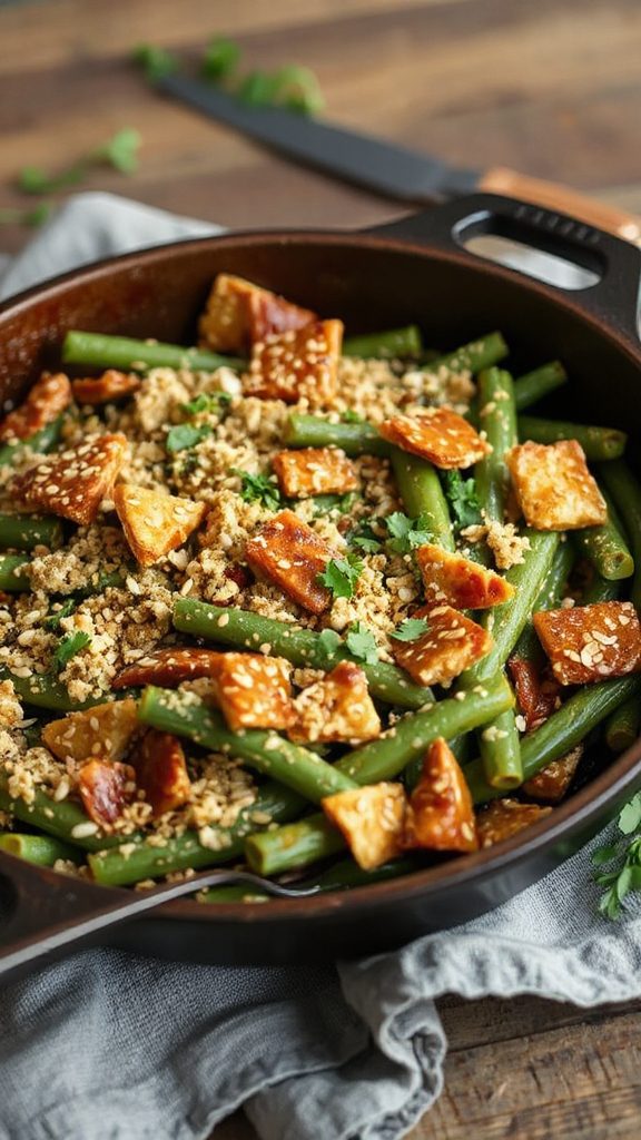 sesame brittle topping recipe