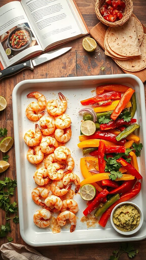 sheet pan shrimp fajitas recipe sheet pan shrimp fajitas recipe