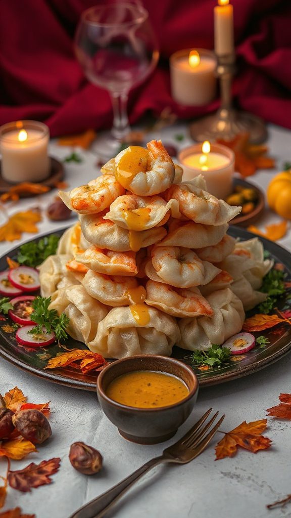 shrimp filled nepalese dumplings shrimp filled nepalese dumplings