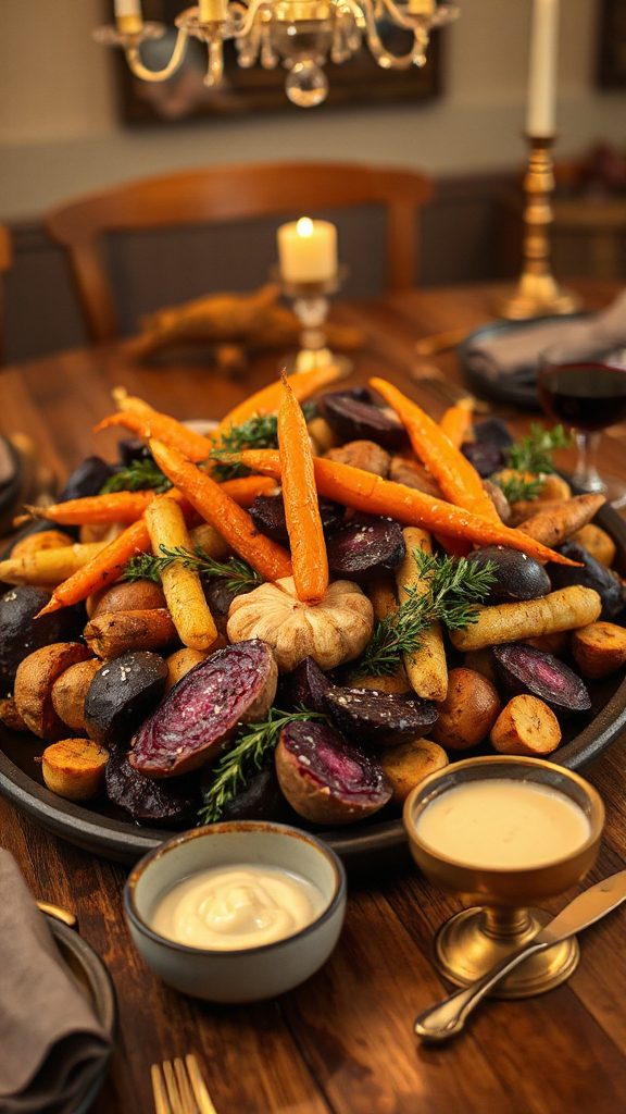 silphium enhanced roasted vegetables