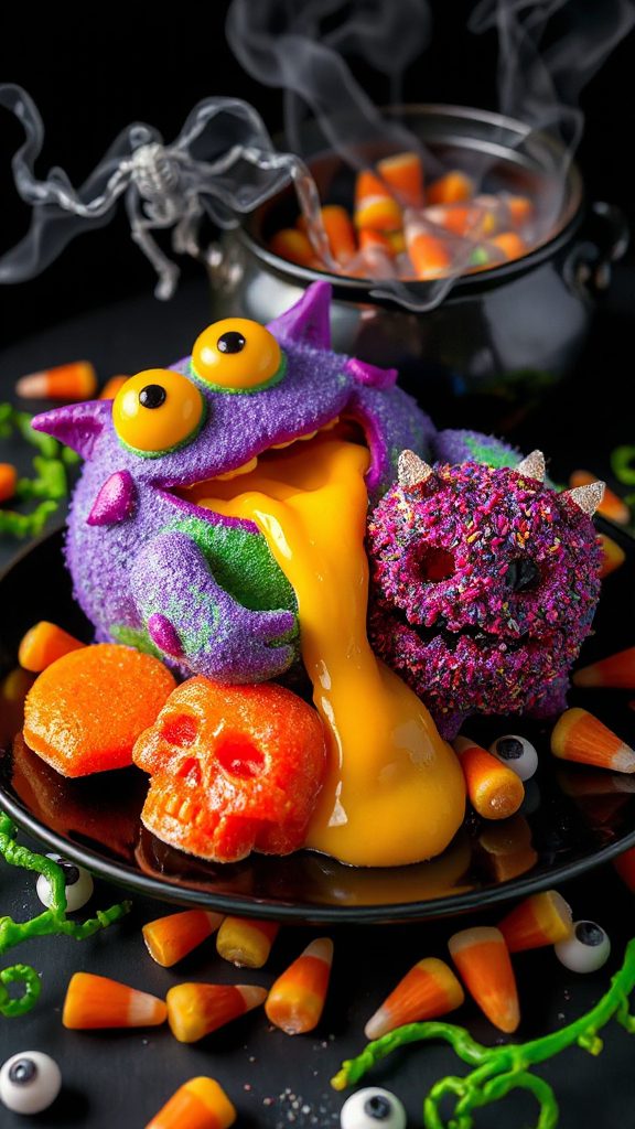 slime filled gummy monsters recipe
