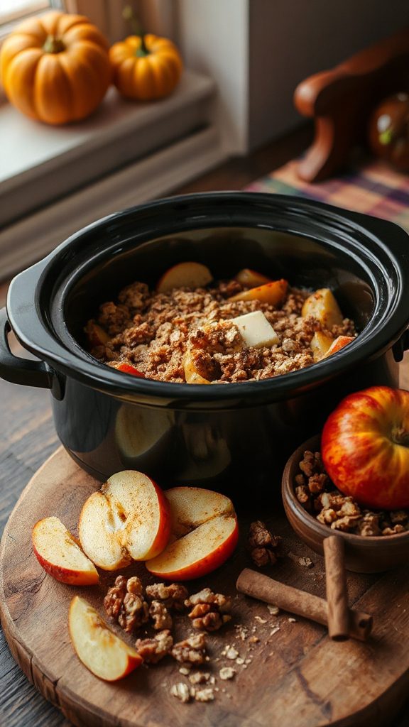 slow cooker apple dessert