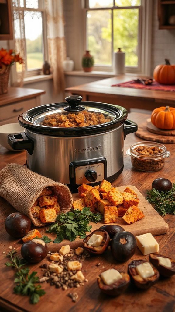 slow cooker classic stuffing slow cooker classic stuffing