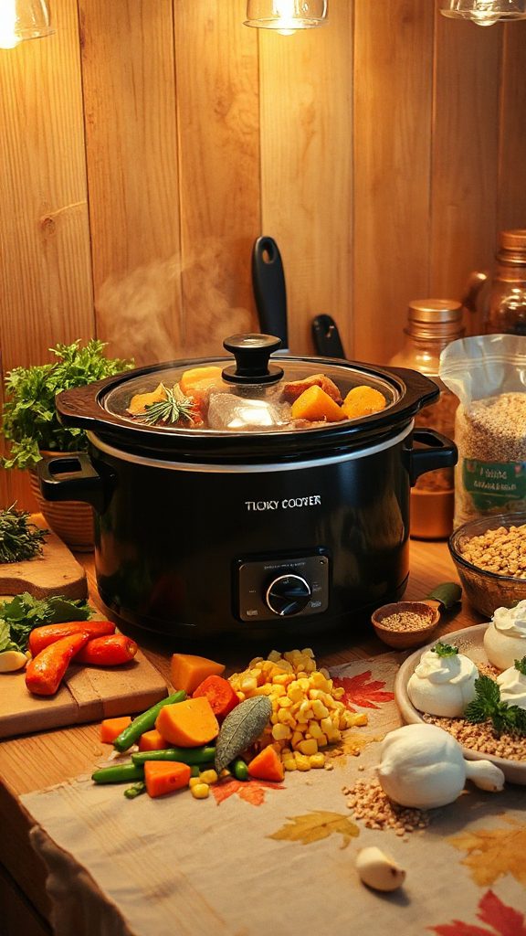 slow cooker creamy mashed potatoes