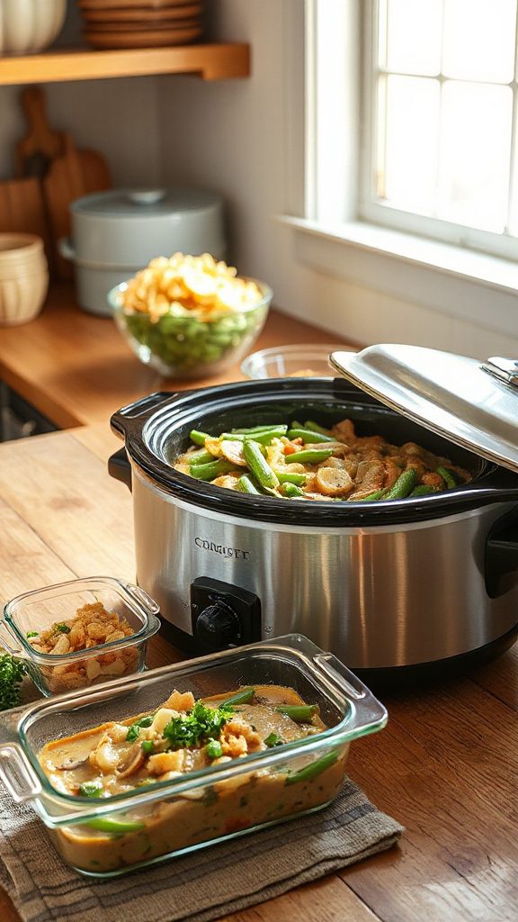 slow cooker green bean casserole