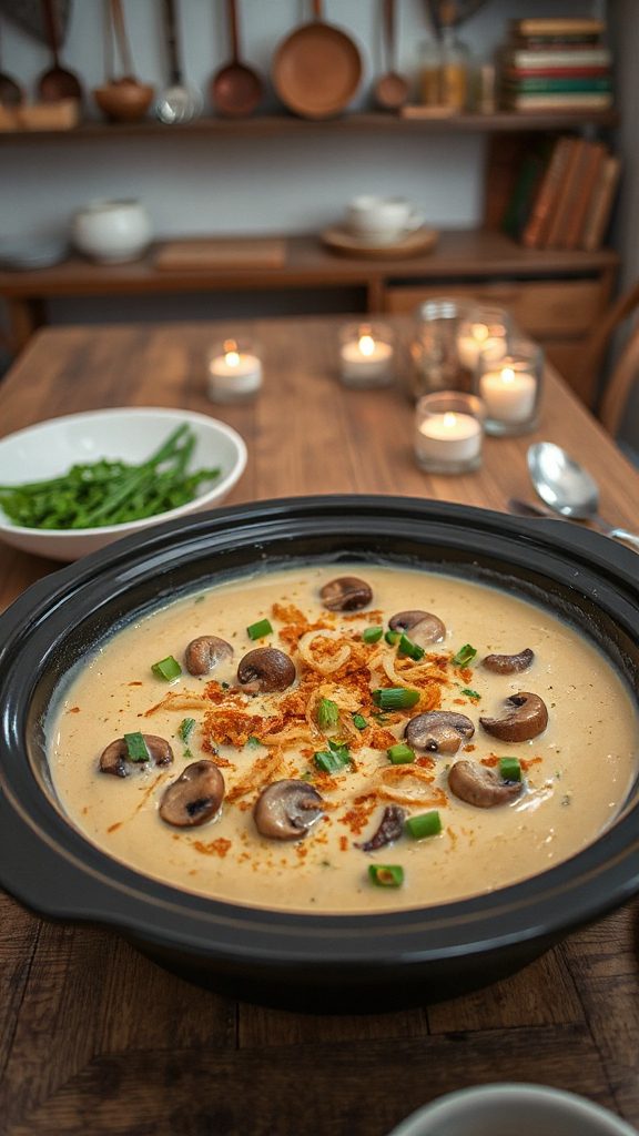 slow cooker green bean casserole