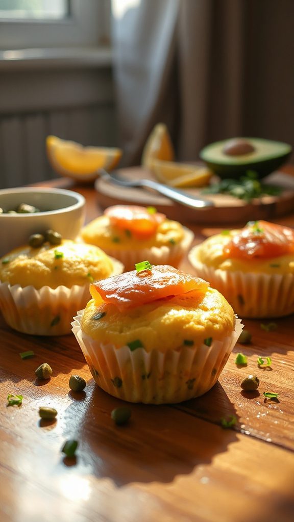 smoked salmon egg muffins smoked salmon egg muffins
