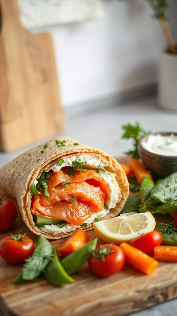 smoked salmon wrap recipe smoked salmon wrap recipe