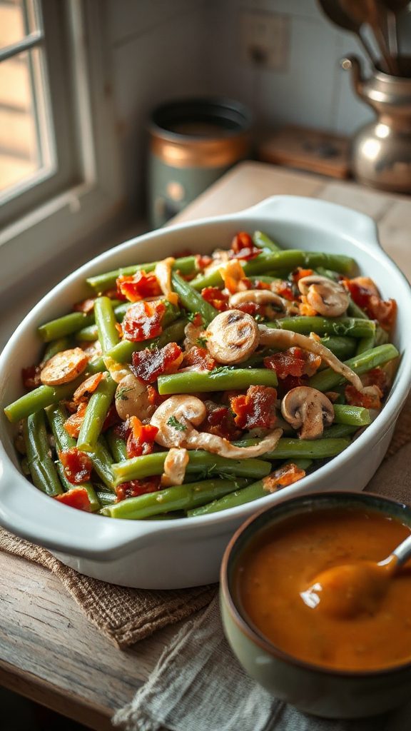 smoky bacon mushroom sauce