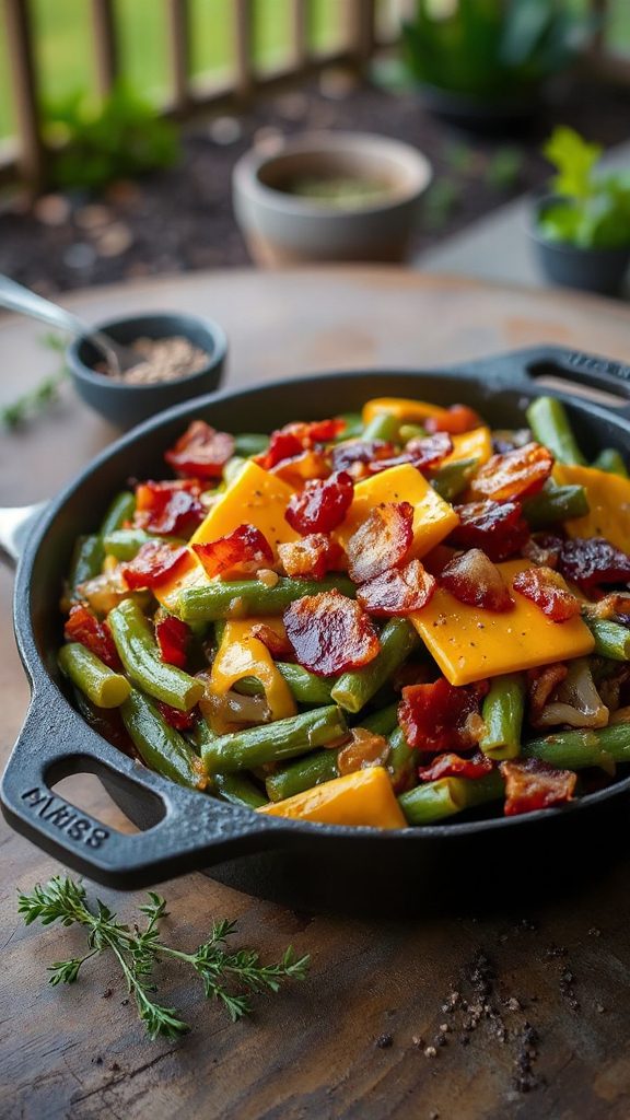 smoky bbq cheddar casserole