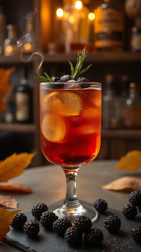 smoky blackberry bourbon delight