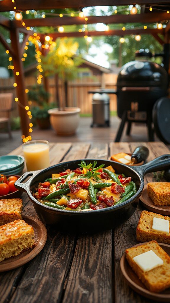 smoky cheddar bacon casserole