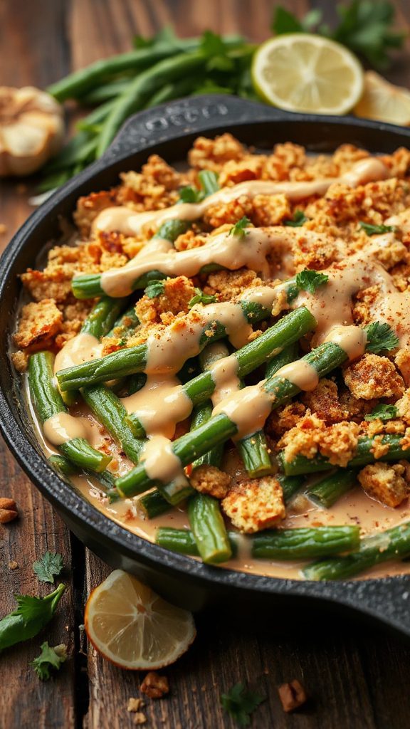 smoky chipotle green bean casserole smoky chipotle green bean casserole