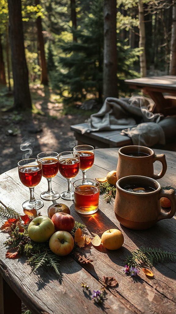 smoky cider whiskey tasting