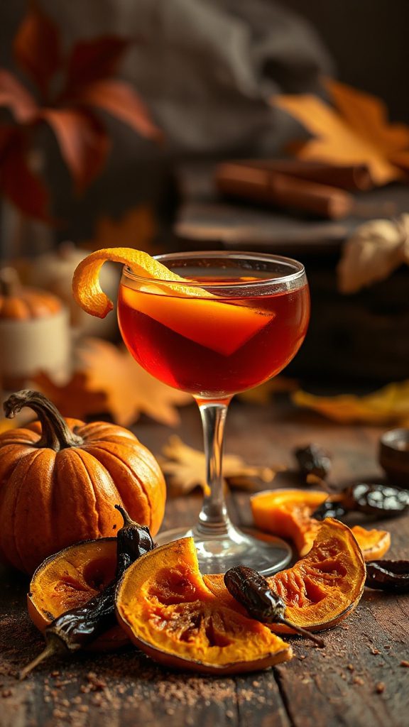 smoky fall cocktail recipe