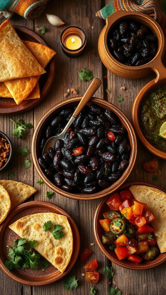 smoky flavorful black beans