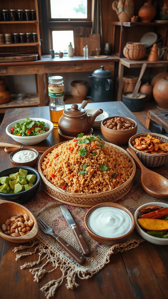 smoky flavorful jollof rice