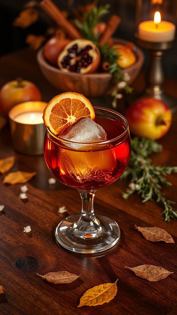 smoky floral cocktail delight