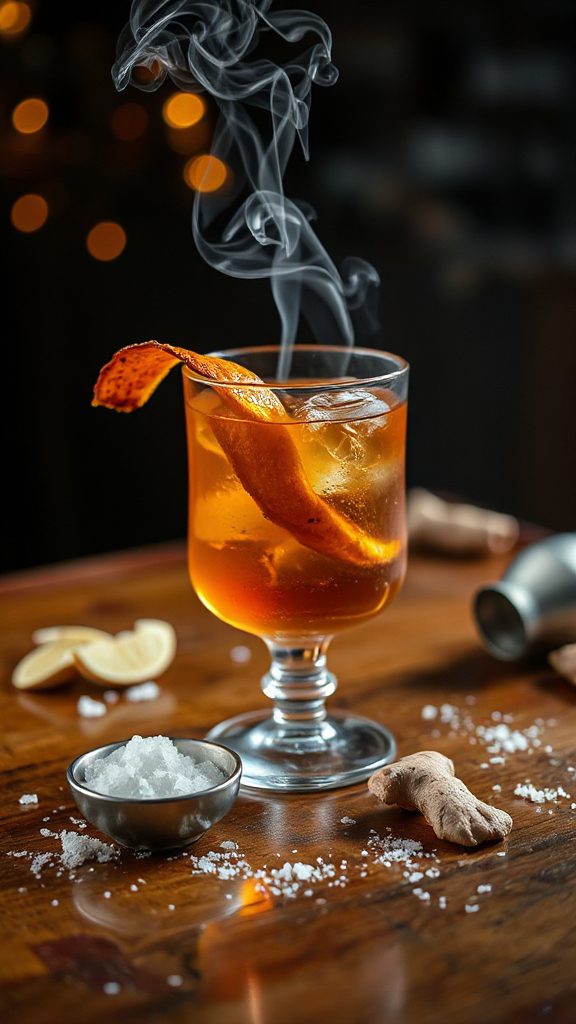 smoky ginger infused margarita delight