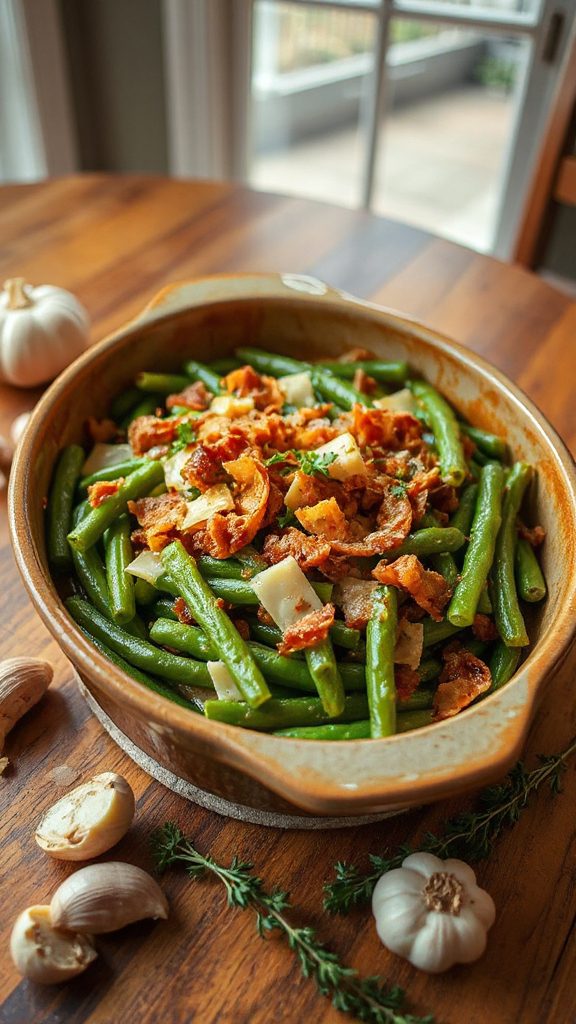 smoky green bean casserole smoky green bean casserole