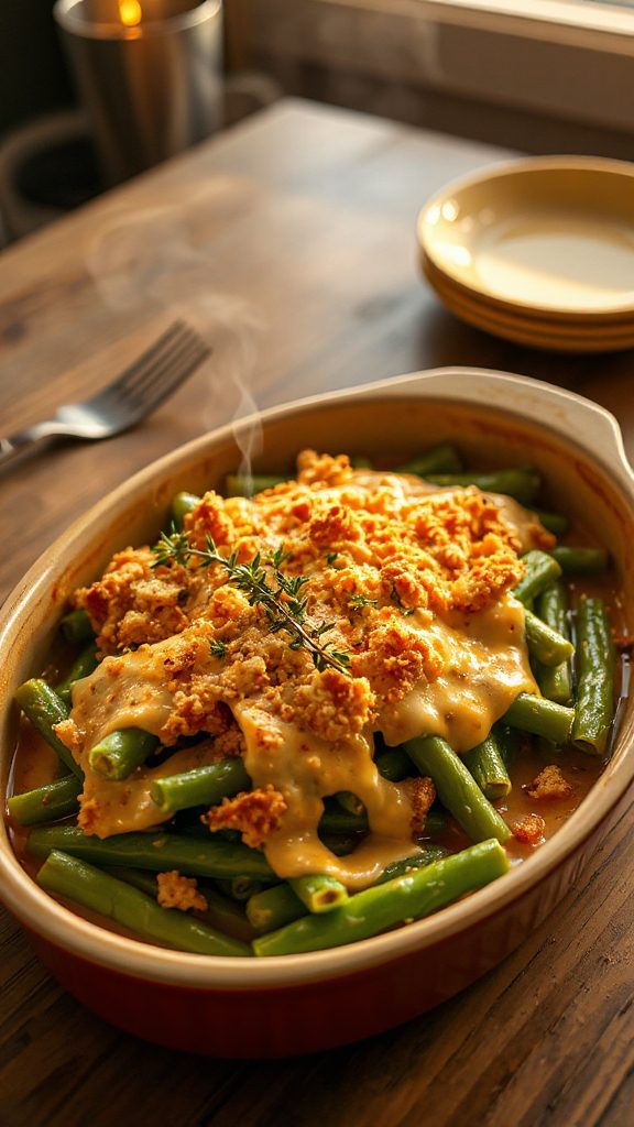 smoky gruy re green bean casserole
