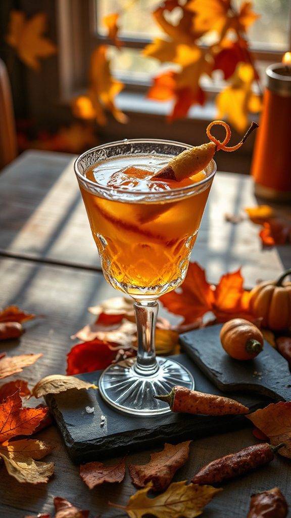 smoky maple cocktail recipe
