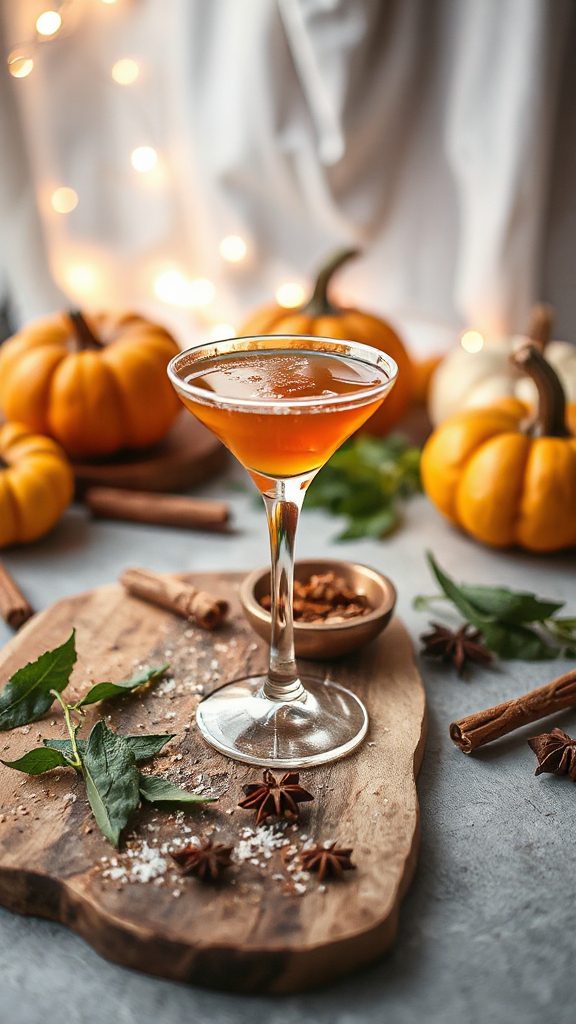smoky mezcal za atar cocktail