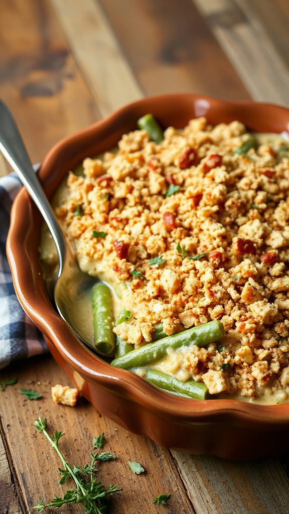 smoky onion free green beans