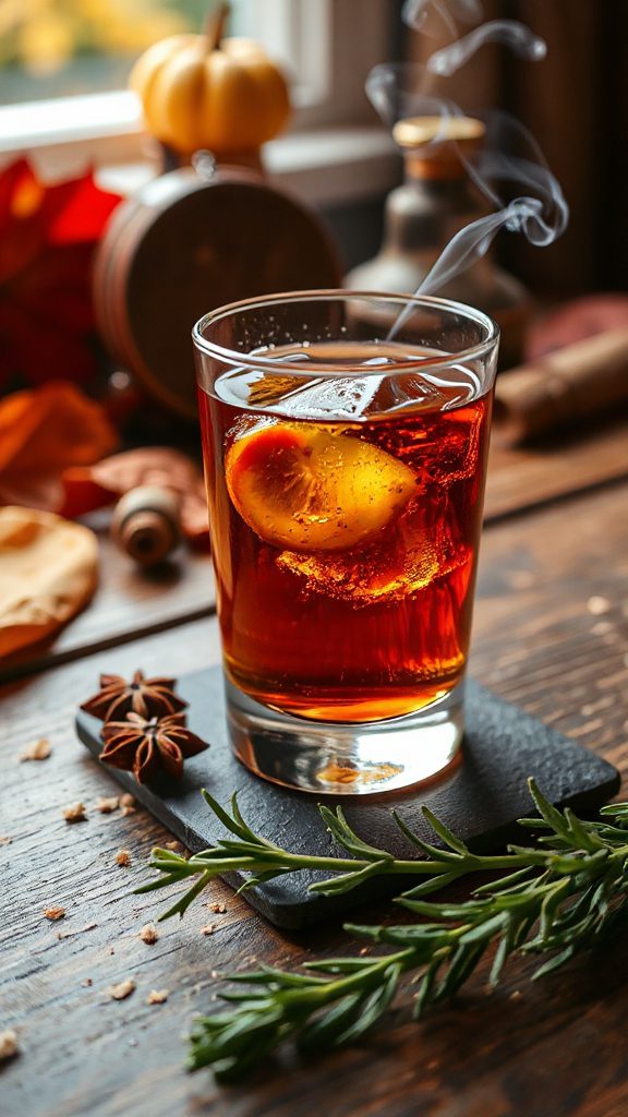 smoky port ginger ale cocktail