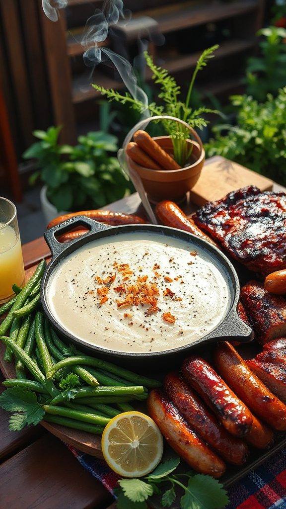 smoky ranch green bean casserole