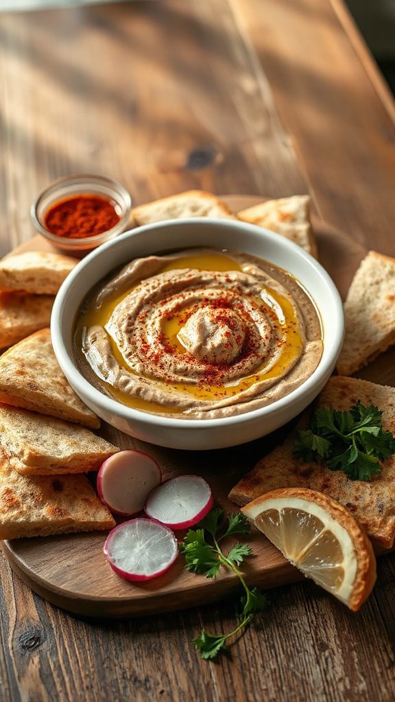 smoky roasted eggplant dip