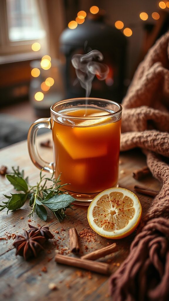 smoky scotch hot toddy