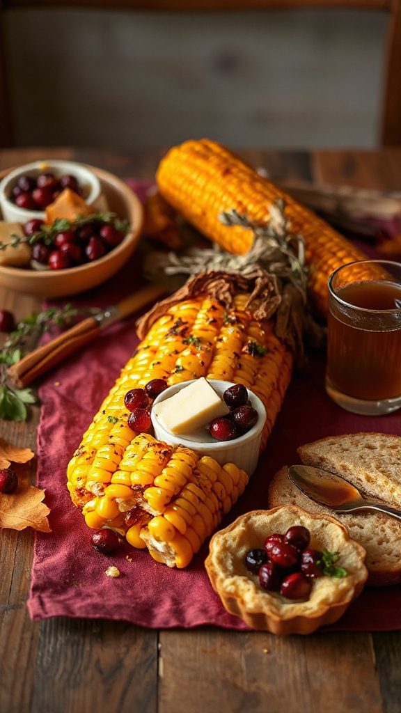 smoky spiced charred corn